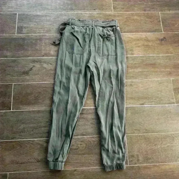 Abercrombie & Fitch AF Vintage Green Boho Comfy Jogger Cargo Pants Small - Picture 9 of 10